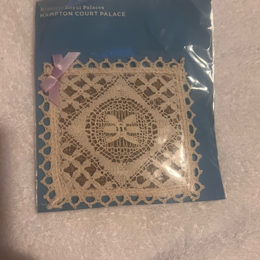 Hampton Court Palace Lace Pomander Square- SACHET